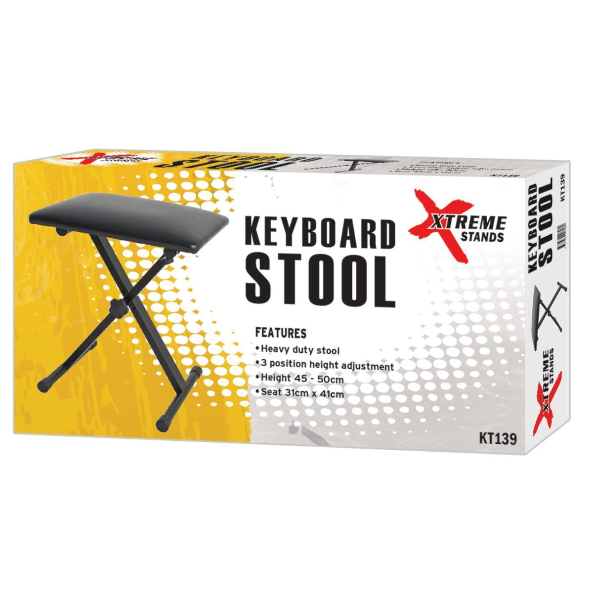 Xtreme KT139 Keyboard Stool-Xtreme-Infinite Music