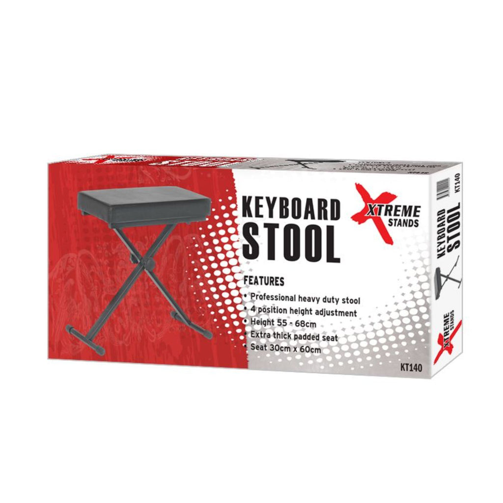 Xtreme KT140 Heavy Duty Keyboard Stool-Xtreme-Infinite Music