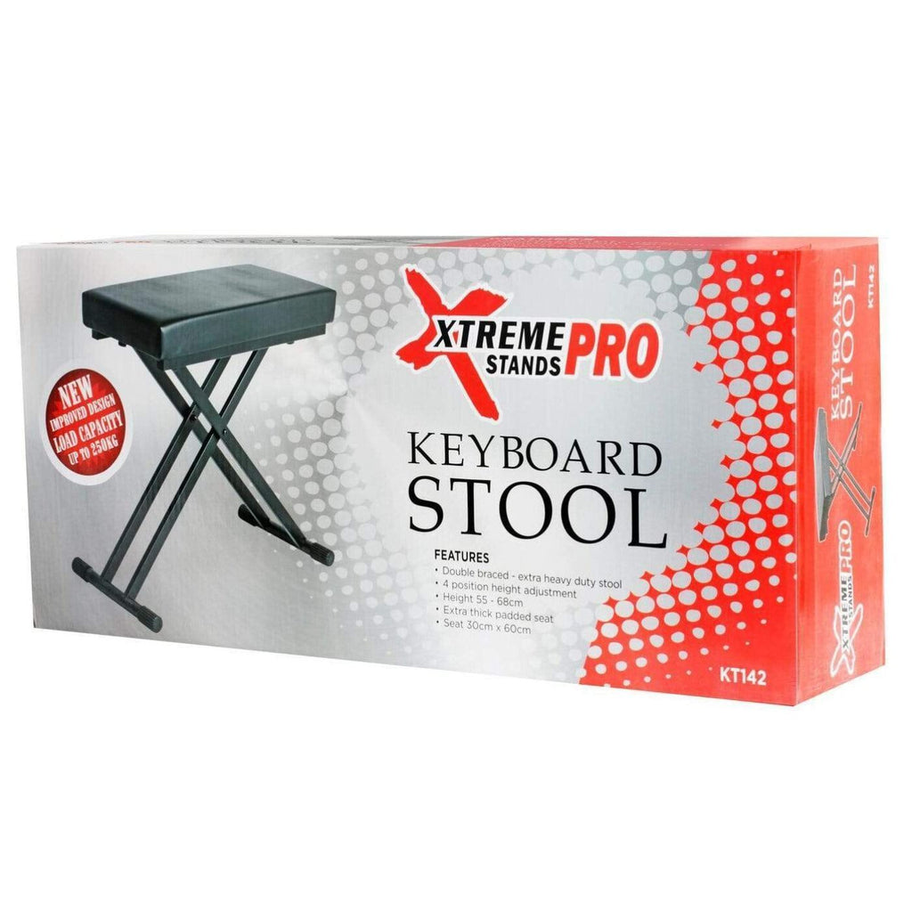 Xtreme Pro Adjustable Keyboard Stool-Xtreme-Infinite Music
