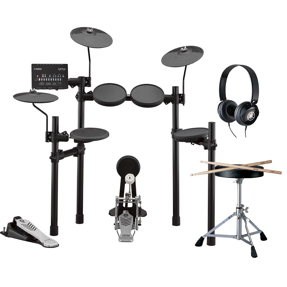 Yamaha DTX452K Plus Pack Electronic Drum Kit Package with Headphones, Stool and Sticks-Yamaha-Infinite Music