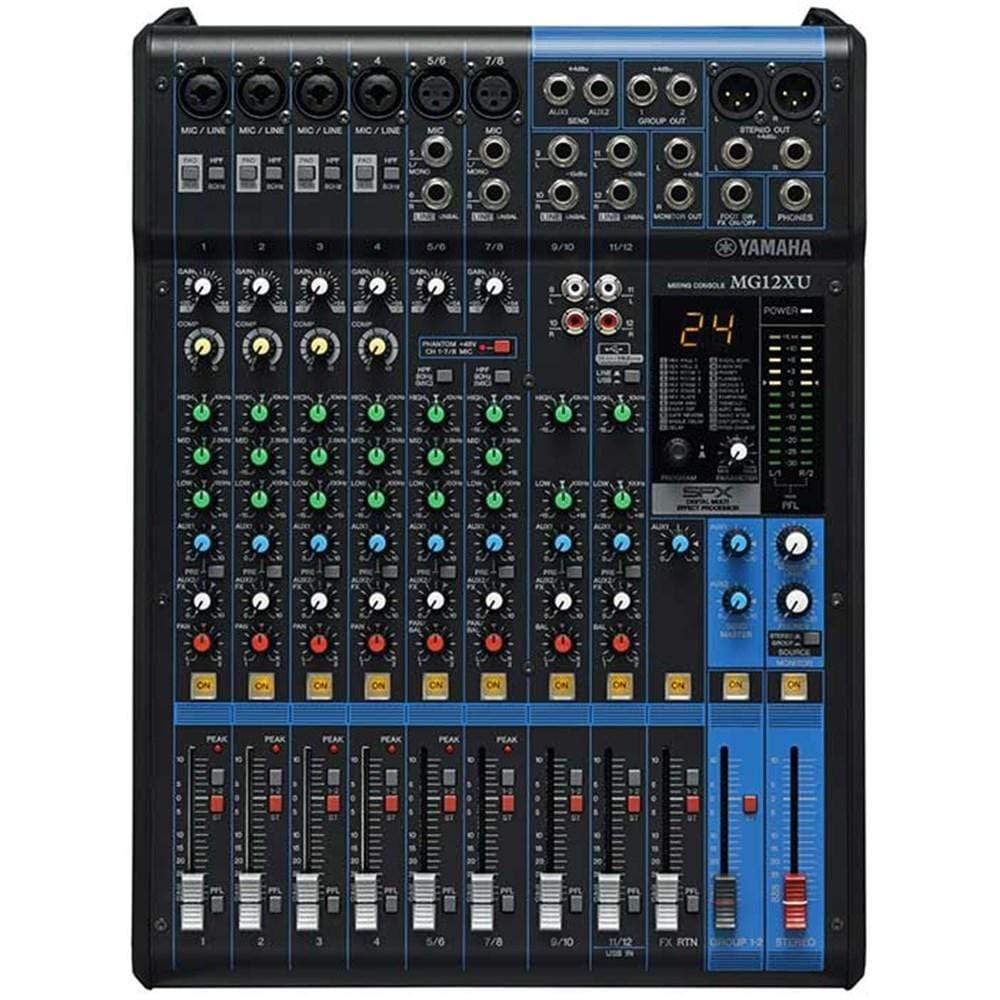 Yamaha MG12XU 12 Channel Mixer-Yamaha-Infinite Music
