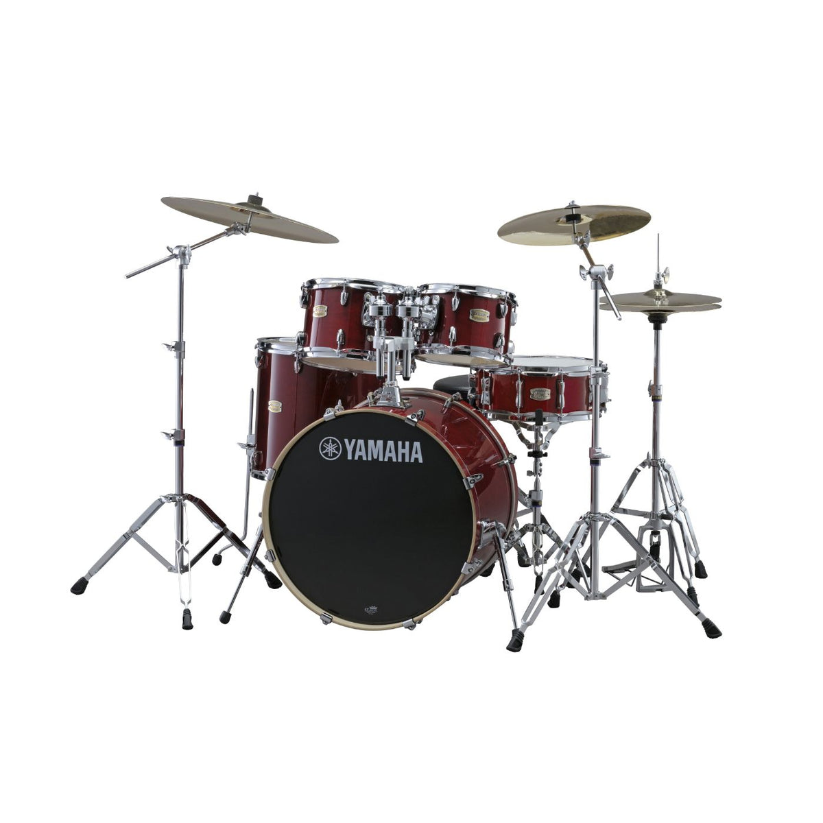 Yamaha SBP2F5CR Stage Custom Birch Drum Kit - Cranberry Red-Yamaha-Infinite Music