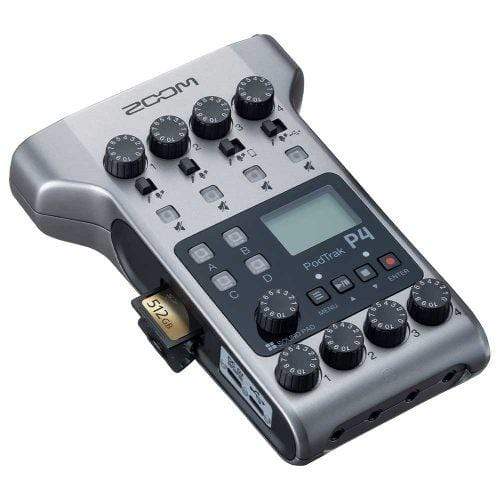 Zoom PodTrak P4 Portable Multitrack Podcast Recorder-Zoom-Infinite Music