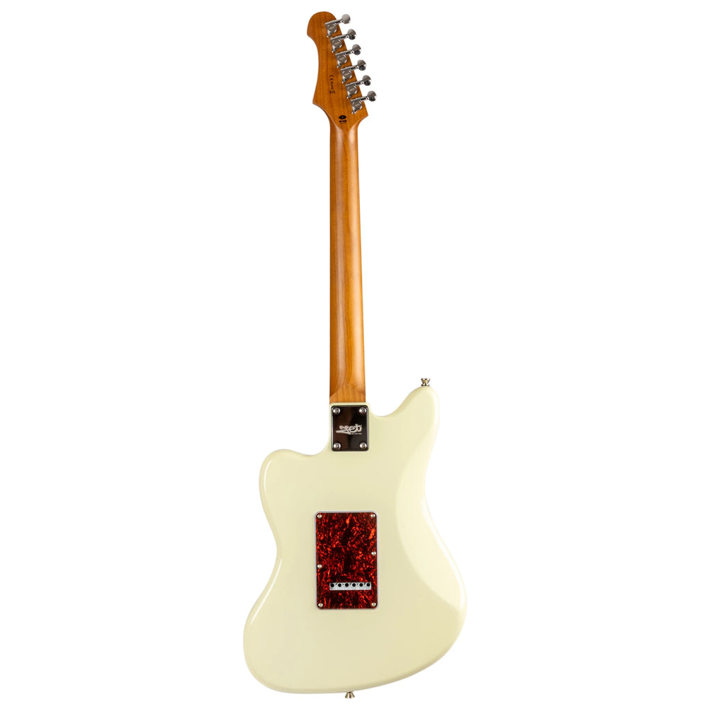 JET JJ-300 Electric Guitar Roasted MN - Olympic White (JJ-300-P90-OW)