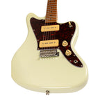 JET JJ-300 Electric Guitar Roasted MN - Olympic White (JJ-300-P90-OW)