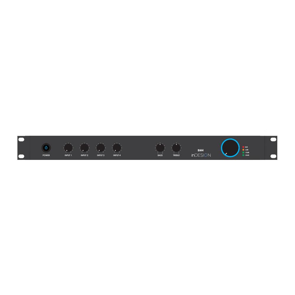inDESIGN BM4 4 Channel Mixer/Pre-Amplifier-inDESIGN-Infinite Music