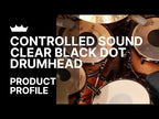 Remo Controlled Sound 14" Clear w/ Black Dot Top Drum Head