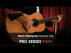 Takamine (Japan) Pro Series 3 New Yorker AC/EL Guitar in Natural Satin Finish W/- Hard Case ( Pre Owned )