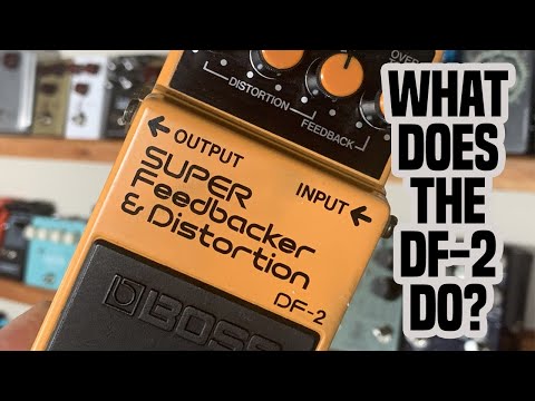 Vintage Boss DF-2 Super Distortion & Feedbacker Pedal- Japan - May 1985 - Black Label (Pre Owned...In Box) 546000