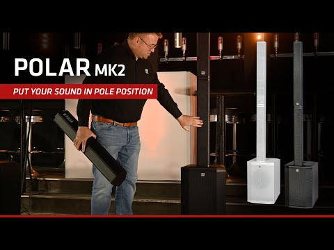 HK Audio Polar 12 MK2 2000Watt Column PA System w/- Bluetooth - Black