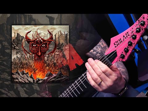Solar A1.6PN Canibalismo+ Electric Guitar - Pink Neon Matte