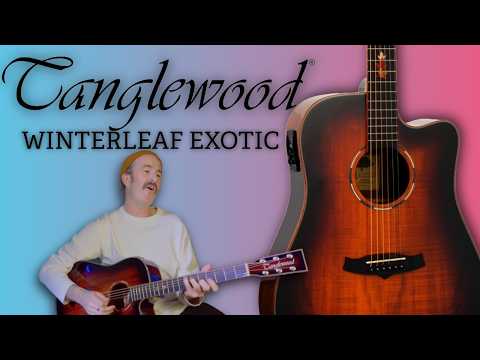 Tanglewood Winterleaf Pro Exotic Dreadnought C/E Koa W/ Premium Plus Pickup[TWX5-CE-K]