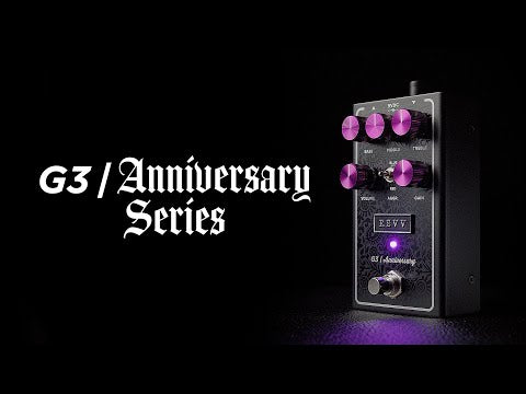 REVV Amplification G3 Purple Distortion 5th Anniversary Edition ( New Version 2 Circuit)