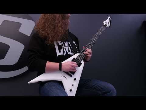 S by Solar VB4.6W Electric Guitar - White ( W- Gig Bag)