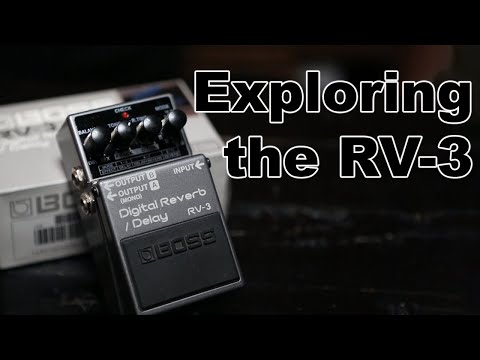 Vintage Boss RV-3 Reverb Pedal- Taiwan -April 1998 ( Pre Owned) FK98551