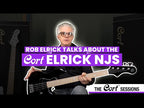 Cort Elrick NJS5 5 String Bass - White - W/Case (C31045)