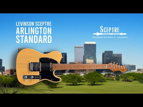 Levinson Sceptre Arlington Std Single Cutaway Candy Apple Red SS w Maple Board