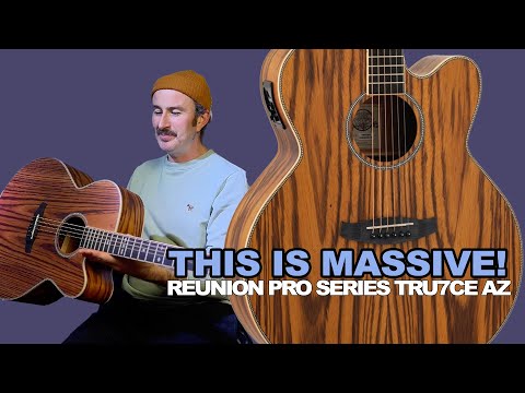 Tanglewood Reunion Pro Solid top all Zebrano Super Jumbo C/E [TRU7-CE-AZ]