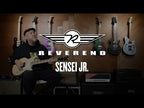 Reverend Sensei Jr. 25th Anniversary - Metallic Silver Freeze EB