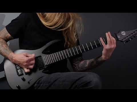 S by Solar AB4.7 C Electric Guitar - Carbon Black Matte - 7 STRING