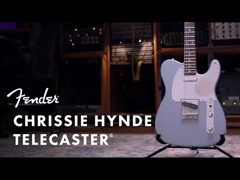 Fender Chrissie Hynde Telecaster Electric Guitar - Faded Ice Blue Metallic W/-Hardcase
