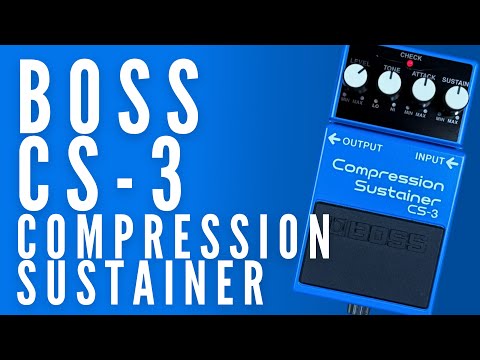 Boss CS-3 Compression Sustainer Pedal - Taiwan - Aug 2012 ( Pre Owned... In Box...Mint) Q1C3499