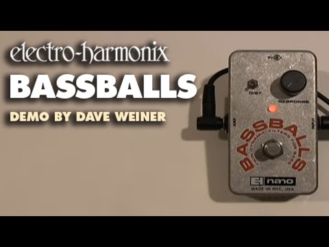 Electro-Harmonix EHX Nano Bass Balls Twin Dynamic Envelope Filter Effects Pedal FX