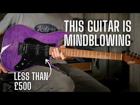 JET JS-600-TGR Flame Maple Top Electric Guitar- Transparent Green ( JS-600-TGR )