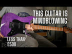 JET JS-600-TGR Flame Maple Top Electric Guitar- Transparent Green ( JS-600-TGR )