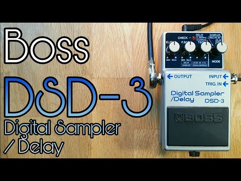 Vintage Boss DSD-3 Digital Sampler Delay Pedal- Japan - Feb 1988 - Blue Label ( Pre Owned - In Box... Great Cond) 878813
