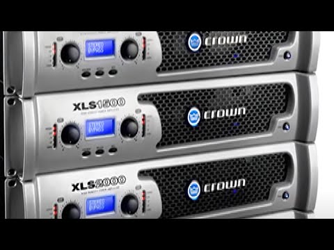 CROWN XLS1500 525w/CH @ 4 Ohms Power Amp with DSP ( Pre Owned )
