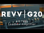 Revv G20 High Gain Tube Amp - BLACK - With Two Notes Reactive Load Lunch Box Head W/- Cover