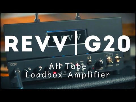 Revv G20 High Gain Tube Amp - BLACK - With Two Notes Reactive Load Lunch Box Head W/- Cover