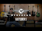 Reverend Pete Anderson Eastsider S Electric Guitar - Satin Deep Sea Blue