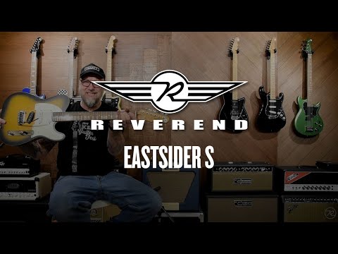 Reverend Pete Anderson Eastsider S Electric Guitar - Satin Deep Sea Blue