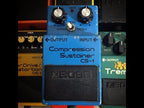 Vintage Boss CS-1 Compression Sustainer Pedal- Japan - August 1980 - Black Label ( NO BOX) ( Pre Owned ) 9700