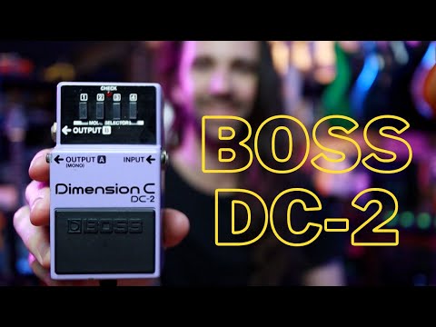 Vintage Boss DC-2 Dimension C Pedal- Japan - November 1985 - Blue Label ( NO BOX) ( Pre Owned )