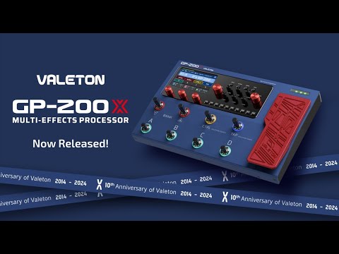 Valeton GP-200X 10th Anniversary Guitar Multi-FX Processor Pedal
