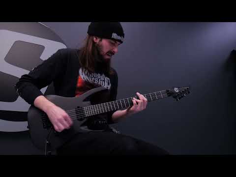 S by Solar AB4.6FRC Electric Guitar - Carbon Black Matte - FLOYD ROSE