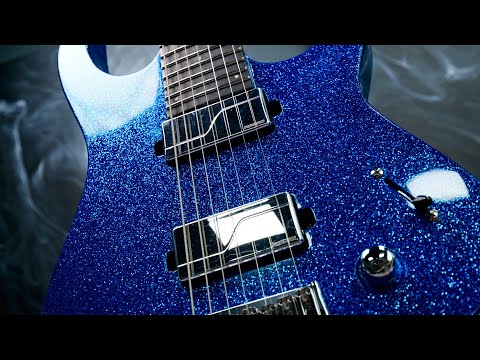 Solar SR1.7HABS 7-String Electric Guitar - Borealis Blue Sky Gloss