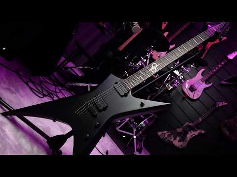 Solar X2.6C Electric Guitar - Carbon Black Matte w/- Hard Case