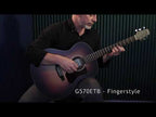 Walden G570ETB Natura Solid Cedar Top Grand Auditorium Acoustic/Electric Guitar- Tobacco Burst