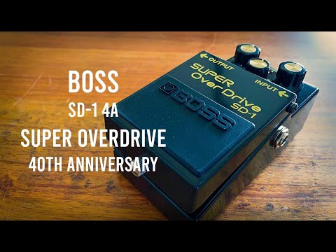 Boss SD-1 4A 40th Anniversary Super Overdrive Pedal - Malaysia - Mar 2021 ( Pre Owned... In Box...Mint) Z4M2862