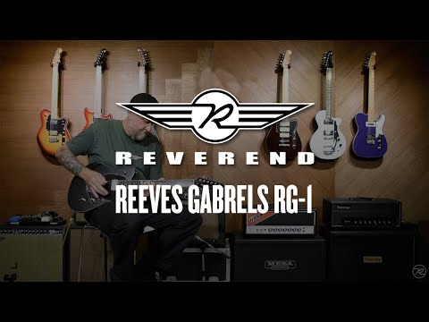 Reverend Reeves Gabrels Signature - Satin Orange Flame Maple Ebony Fingerboard