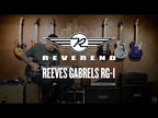 Reverend Reeves Gabrels Signature - Satin Orange Flame Maple Ebony Fingerboard