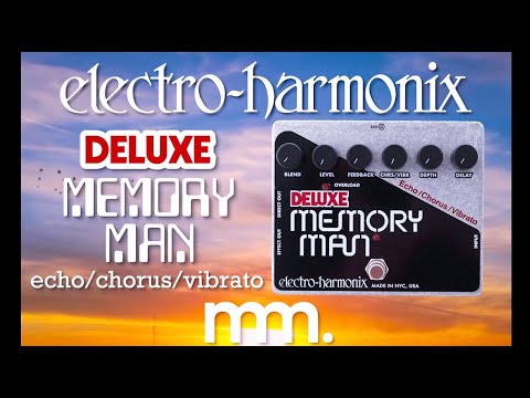 Electro-Harmonix Deluxe Memory Man Analogue Delay / Chorus / Vibrato Pedal Inc Power Adapter (Pre Owned)