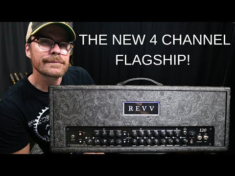 REVV GENERATOR 120-MK3 ALL TUBE GUITAR AMP HEAD w/ Two Notes Embedded (Limited Stock at this price!)