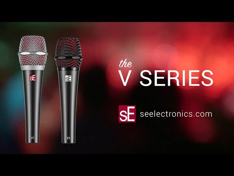 sE Electronics V7 CHROME  Supercardioid Dynamic Vocal Microphone