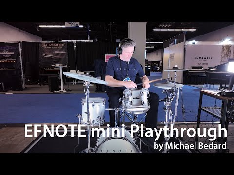 EFNOTE mini Compact Electronic Drum Kit