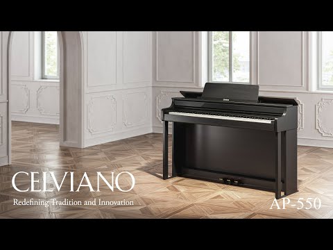Casio AP550BN Digital Piano with Bench – Brown